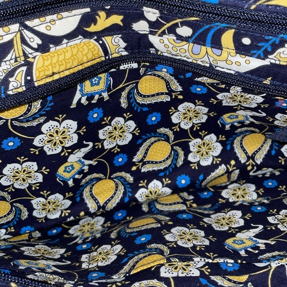 Vera Bradley Ellie Whitney Elephant Shoulder Bag 💙💛 - Picture 5 of 13
